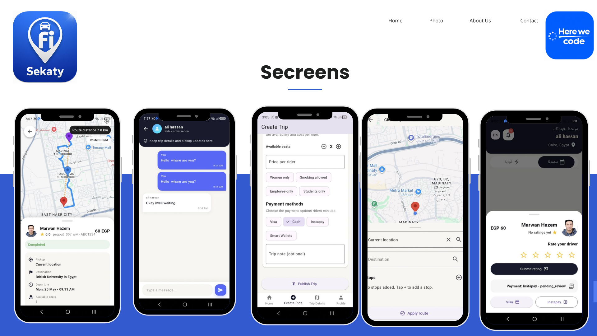HereWeCode project presentation 4